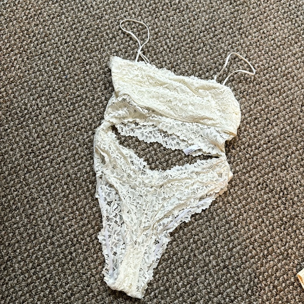 Lace onesie